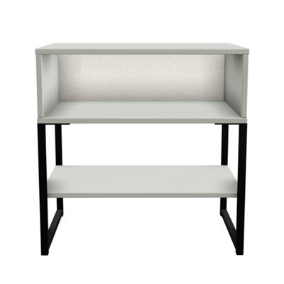 Madrid Open Lamp Table In Dusk Grey (Ready Assembled) from B&Q