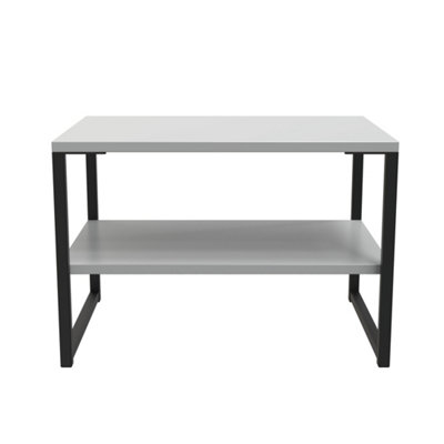 B&Q Madrid Lamp Table In Dusk (Ready Assembled) Grey