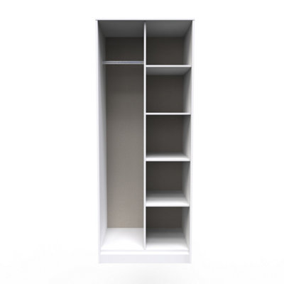 Madrid Open Wardrobe In White Matt (Ready Assembled) from B&Q