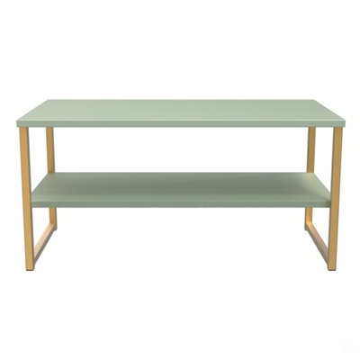 B&Q Green Tamworth Lagre Open Coffee Table In Reed (Ready Assembled)