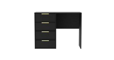 Madrid 4 Drawer Vanity In Black Ash (Ready Assembled) from B&Q