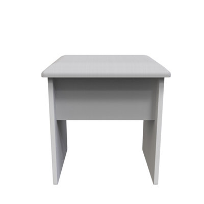 Albert Stool In Grey Matt (Ready Assembled) from B&Q