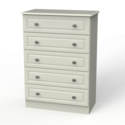 Kendal 5 Drawer Chest In Kashmir Ash (Ready Assembled) from B&Q