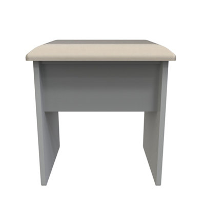  - Heddon Stool In Dusk Grey (Ready Assembled)