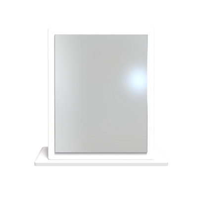 Turin Mirror In Kashmir Gloss & White (Ready Assembled) from B&Q