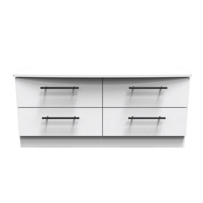Howard 4 Drawer Bed Box In White Ash (Ready Assembled) from B&Q