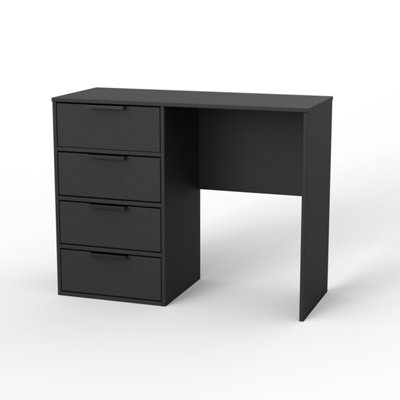 B&Q Fuji 4 Drawer Vanity In Graphite (Ready Assembled)