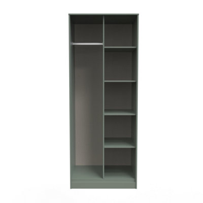 Toledo Open Wardrobe In Reed Green (Ready Assembled) from B&Q