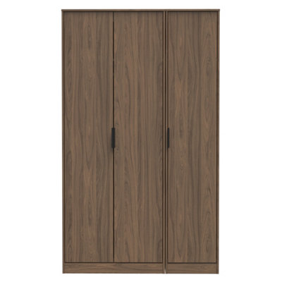 Fuji 3 Door Wardrobe In Carini Walnut (Ready Assembled) from B&Q