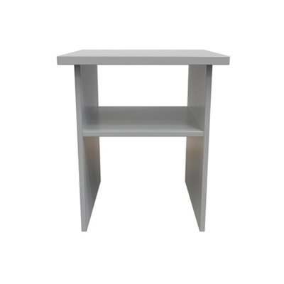 Dover Lamp Table In Dusk Grey (Ready Assembled) from B&Q