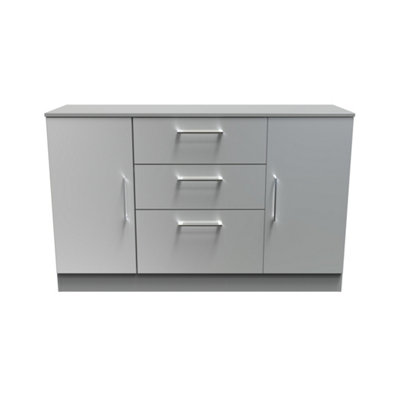 Gloucester 2 Door 3 Drawer Sideboard In Dusk Grey (Ready Assembled) from B&Q