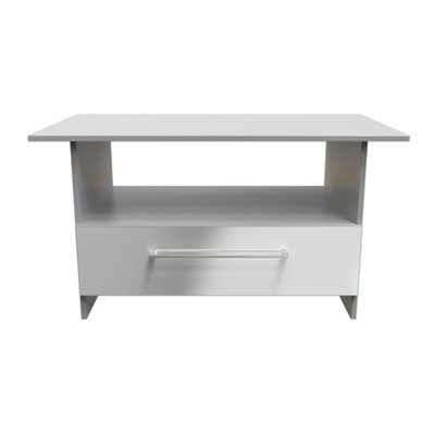Gloucester Bottom Drawer Coffee Table In Dusk Grey (Ready Assembled) from B&Q