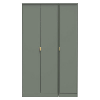 Tamworth Tall Triple Plain Wardrobe In Reed Green (Ready Assembled) from B&Q