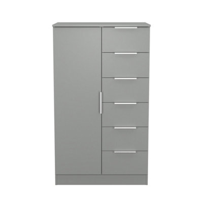 Dover Childrens Wardrobe In Dusk Grey (Ready Assembled) from B&Q