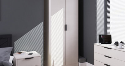 Beijing Tall Plain Wardrobe In Kashmir Ash (Ready Assembled) from B&Q