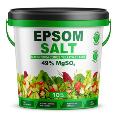 Epsom Salts Fertiliser 2.10Kg / 10000G Premium Nutritious Garden Plant Growth Granules Epsom Salt from B&Q