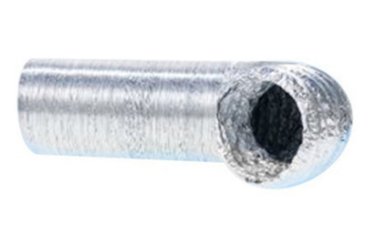 Aluminium Flexible Ducting10 Metre82mm (3") Diameter from B&Q
