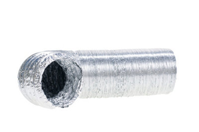 Aluminium Flexible Ducting10 Metre254mm (10") Diameter from B&Q
