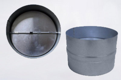 Metal Back Draught Shutter200mm Diameter from B&Q