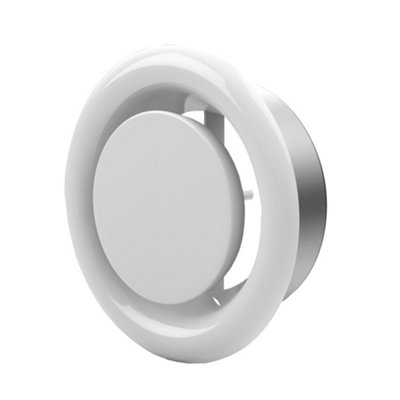 Metal Extract Air Valve 150mm (6") Diameter from B&Q
