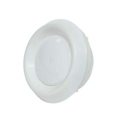 Plastic Extract Air Valves 125mm (5") Diameter from B&Q