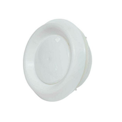 Plastic Extract Air Valves 150mm (6") Diameter from B&Q