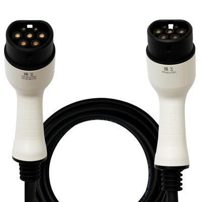 B&Q -  Ev Mode 3 Fast Car Charging Cable Type 27.5M