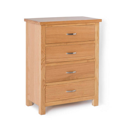 London Oak 4 Drawer Chest Fully AssembledBy Roseland Furniture from B&Q