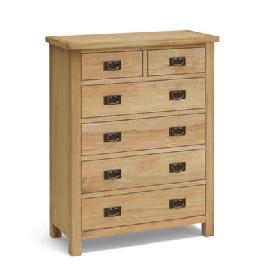 Surrey Oak 2 Over 4 Chest Of Drawers Fully AssembledBy Roseland Furniture from B&Q