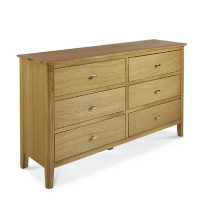 B&Q - Alba Oak 3 Over 3 Chest Of DrawersFully Assembled By 