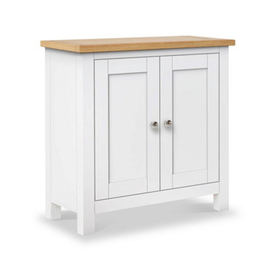 Farro White Small 2 Door CabinetFully Assembled By Roseland Furniture from B&Q