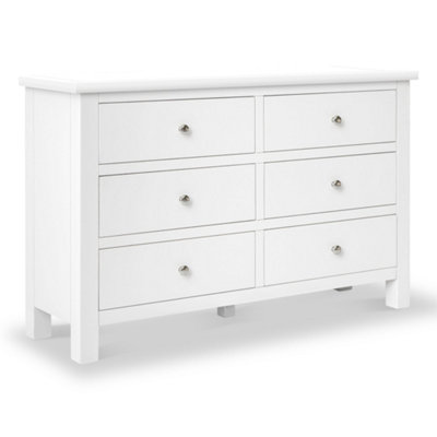 Cornish White 6 Drawer Chest Fully AssembledBy Roseland Furniture from B&Q