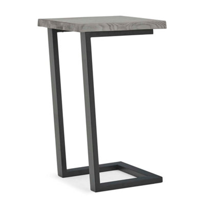 Soho Grey Small Squre C-Side TableBy Roseland Furniture from B&Q