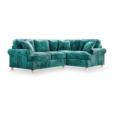 Alfie Emerald Right Hand Corner Sofa For Living RoomFully Assembled By Roseland Furniture from B&Q