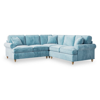 Alfie Lagoon Large 2X2 Corner Sofa For Living RoomFully Assembled By Roseland Furniture from B&Q