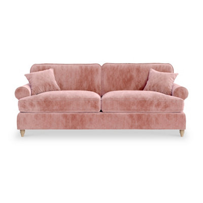 Alfie Plum 4 Seater Sofa For Living RoomFully Assembled By Roseland Furniture from B&Q