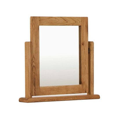 Zelah Oak Adjustable Vanity MirrorBy Roseland Furniture from B&Q
