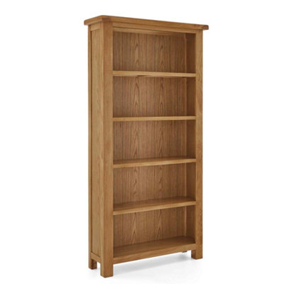 Zelah Oak 5 Tier Large BookcaseBy Roseland Furniture from B&Q