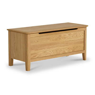 Saxon Oak Ottoman Blanket BoxFully Assembled By Roseland Furniture from B&Q