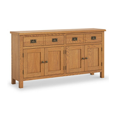 Surrey Oak Extra Large Sideboard Cabinet Fully AssembledBy Roseland Furniture from B&Q