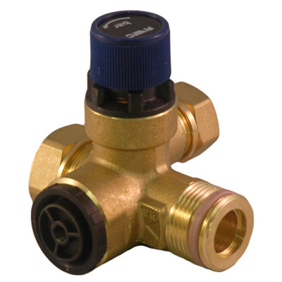 Chaffoteaux Et Maury6 Bar Core Unit Pressure Relief Expansion Manifold Valve from B&Q