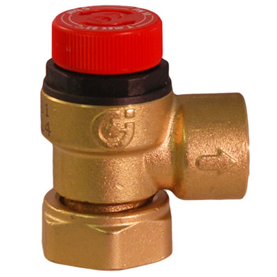 Telford Cylinders 3/4" To 1/2' Loose Nut Pressure Relief Valve 6 Bar Alt6Prv from B&Q