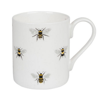 Mug: 1 X 275Ml Sophie Allport Bees MugBone China from B&Q