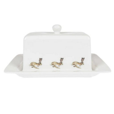 Butter Dish: Sophie Allport Hare Butter DishBone China from B&Q