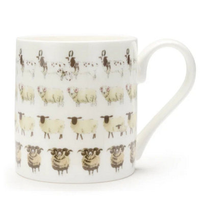 Mug: 1 X 275Ml Sophie AllportSheep BaaFine Bone China from B&Q