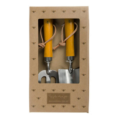 Fork And Trowel: Sophie Allport Bees Garden Tool SetStainless Steel from B&Q