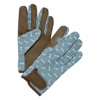 Garden Gloves: Sophie Allport Dragonfly Gardening GlovesCotton from B&Q