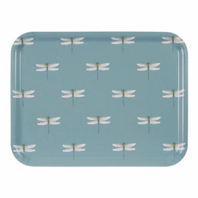 Serving Tray: 43Cm X 33Cm Sophie Allport Dragonfly TrayBirchwood from B&Q