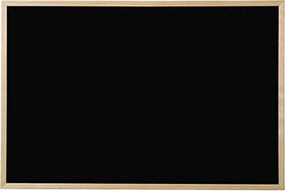 B&Q -  Chalk Boards For Walls Wooden Frame Chalk Blackboards Boards For Home Office Wall Chalkboard With Chalk & Eraser (300 X 400mm)