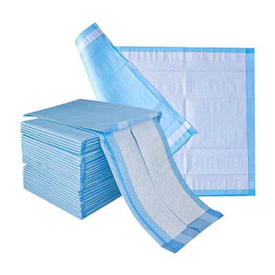 KAV Luxevita Disposable Incontinence Bed Pads 24X36 Inch High Absorbent Bed Mats Self-Adhesive Mattress Protectors (4 Pack X 30 Pads)